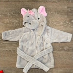 Baby 0-9 month elephant bath robe